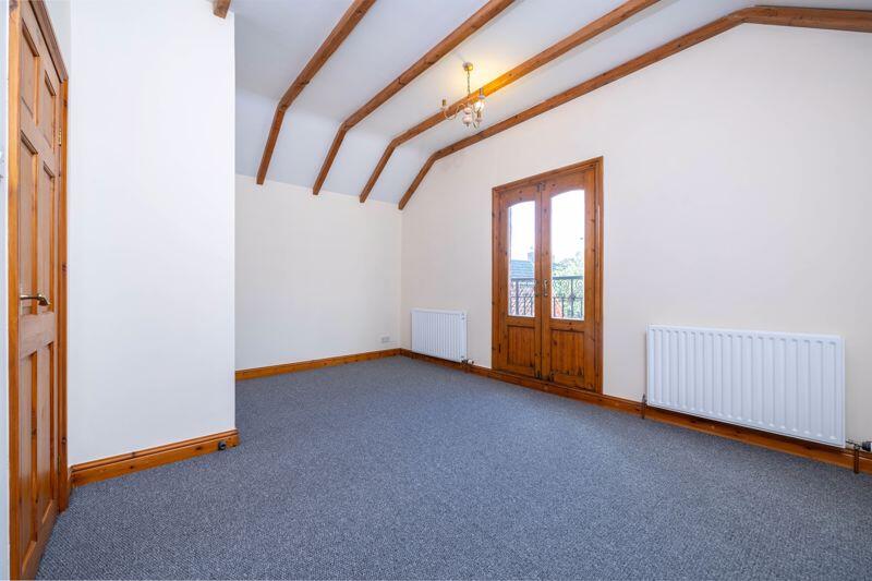 Bedroom 1 with Juliette balcony