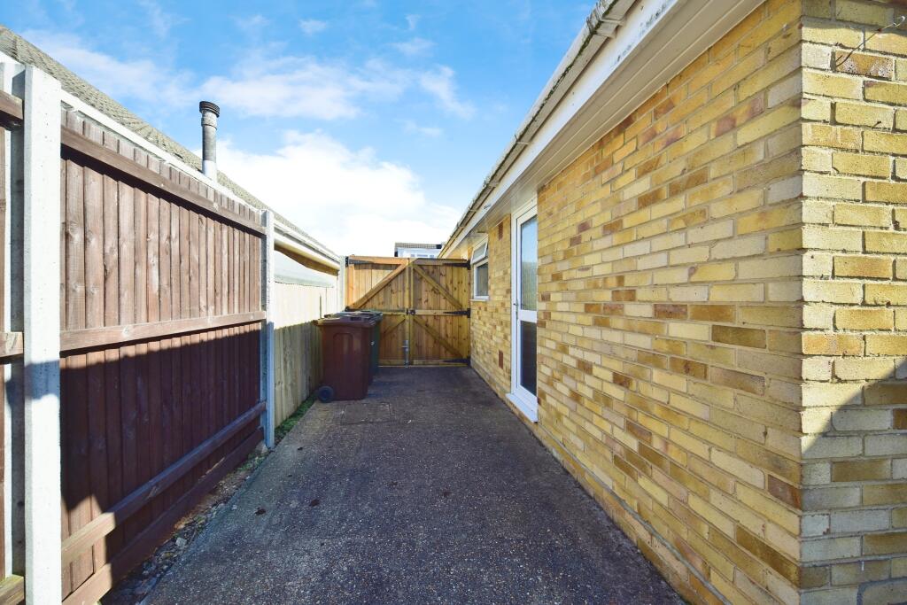 Side Access To Private Rear Garden