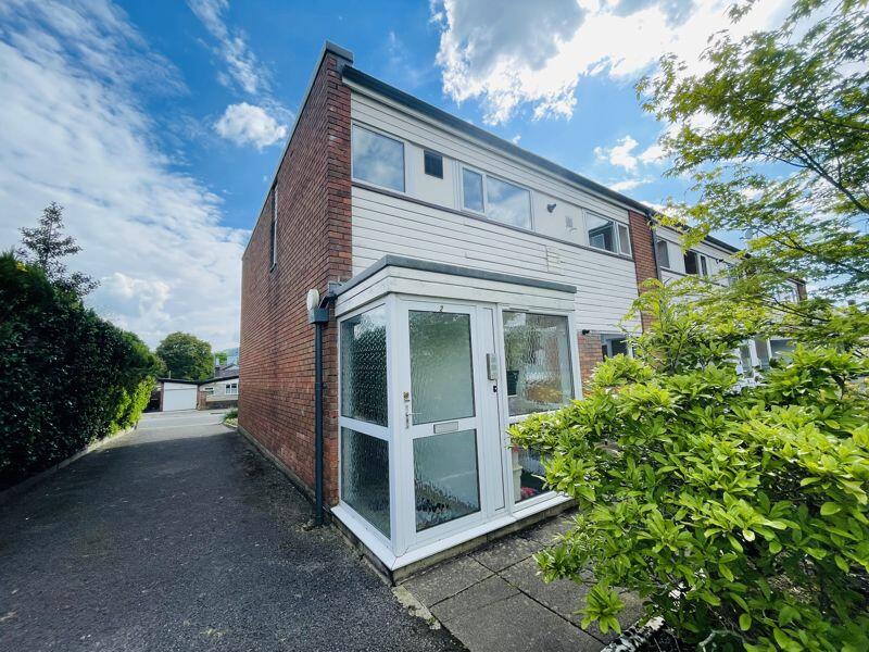 Rear of property