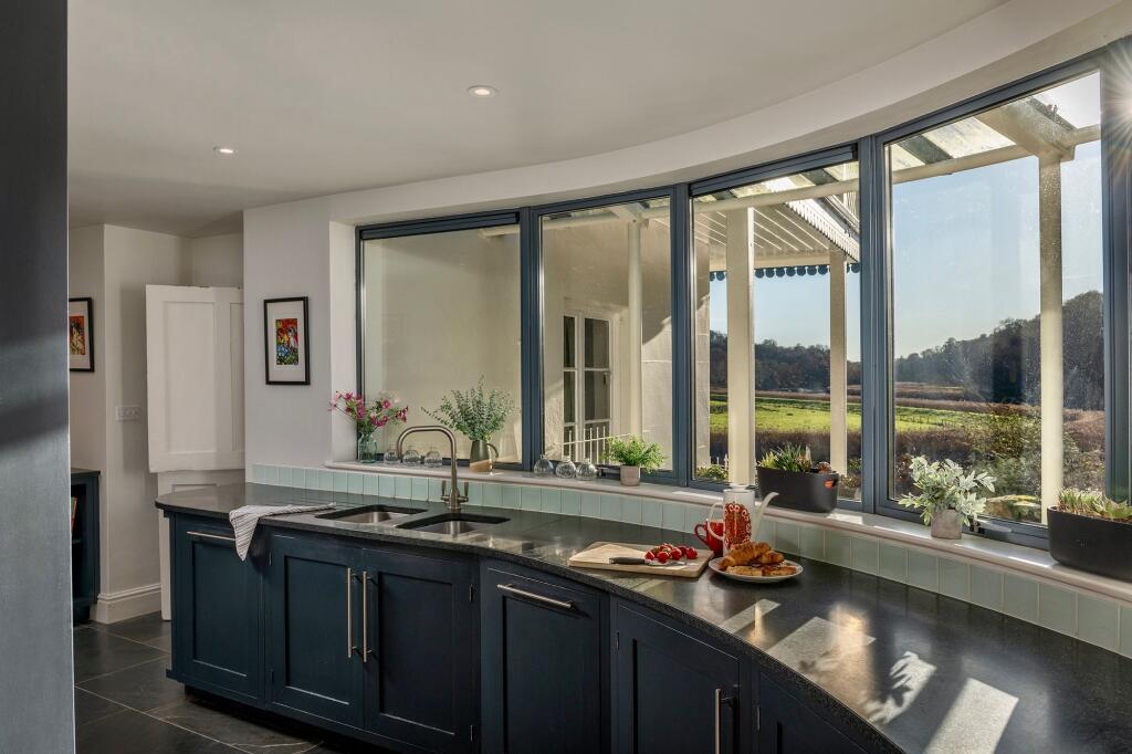 Kitchen, Danescombe Valley House, Calstock. Cornwall