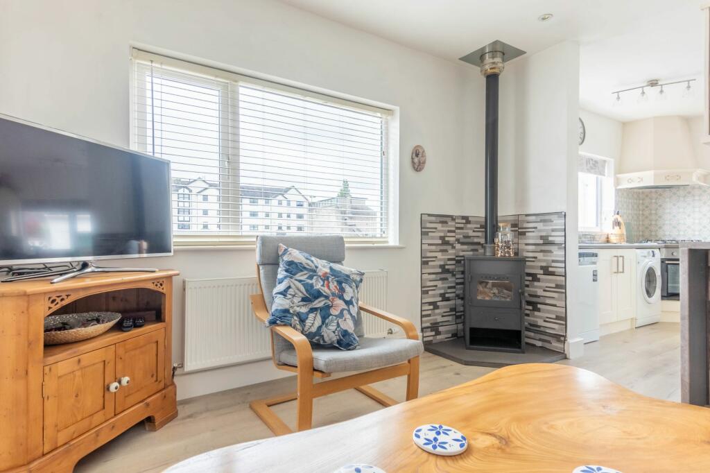 KITCHEN, DINIING AND LIVING SPACE