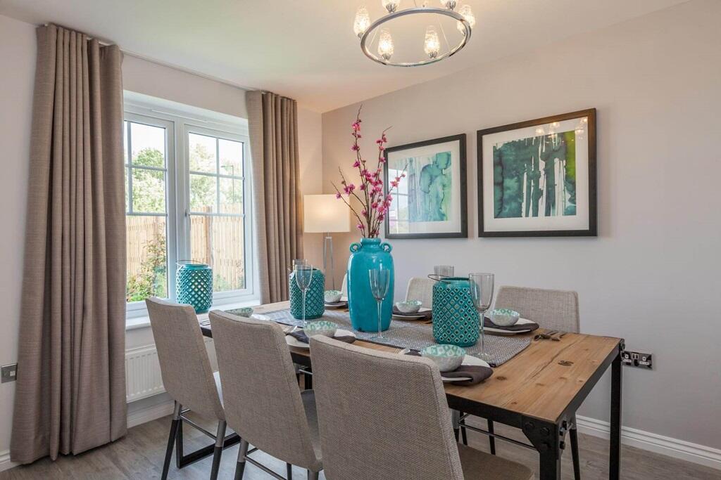 A separate dining room which could be used as a study