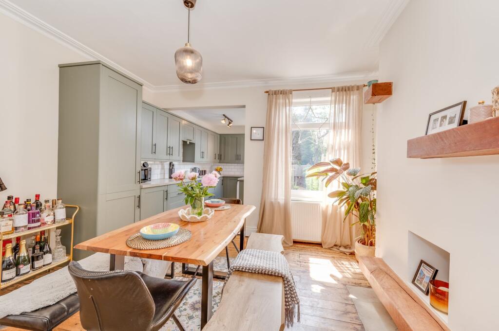 KITCHEN, LIVING ROOM AND DINING ROOM