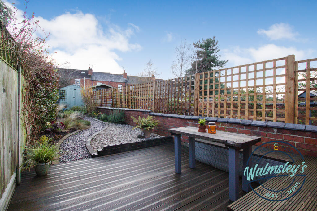 Decked terrace