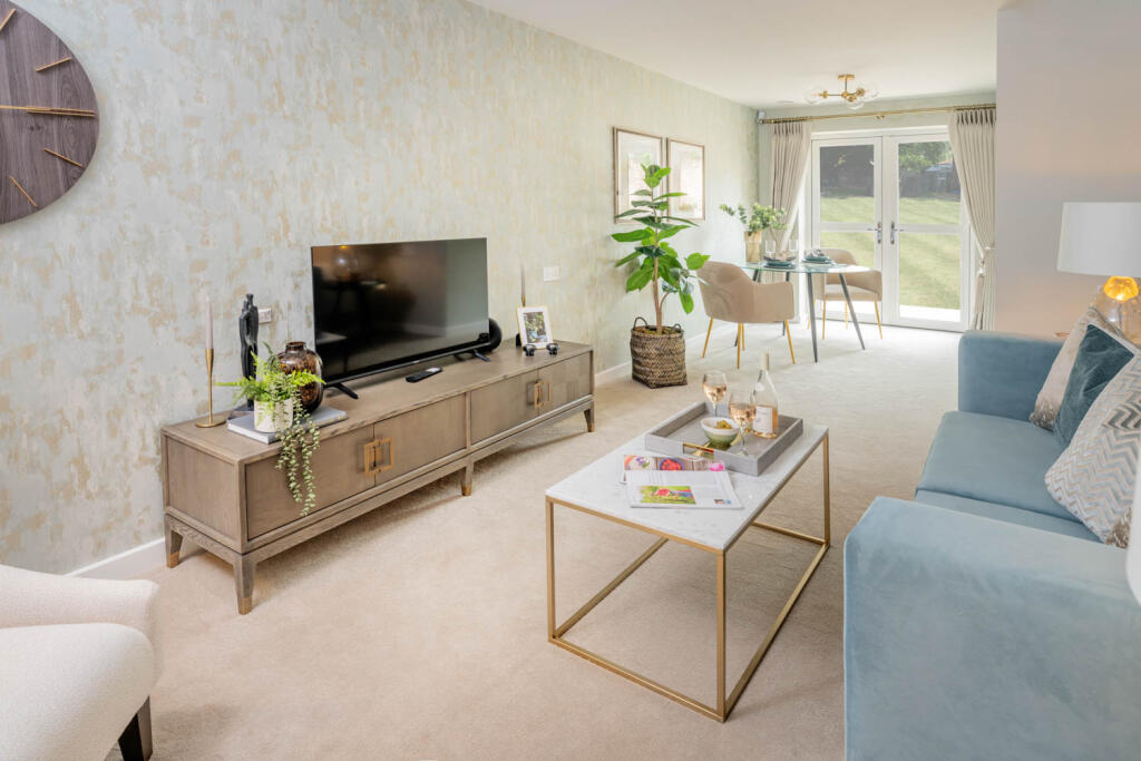 Living area in two bedroom property 
