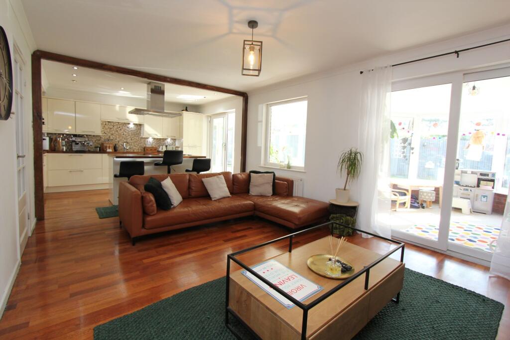 Kitchen Open To Living Space