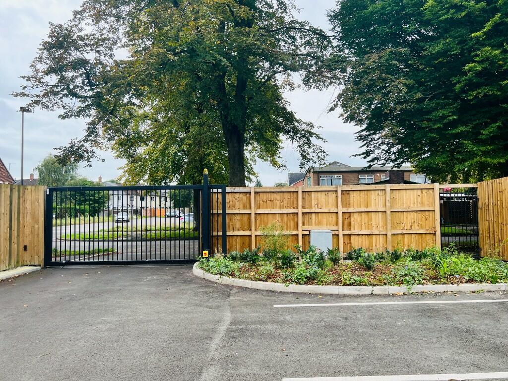 Rear gated Car Park