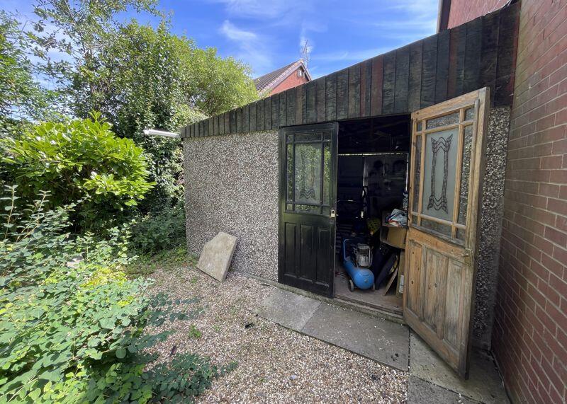 Rear Of Lean-To Garage 