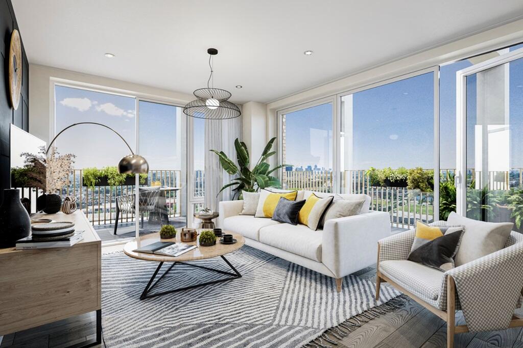 Light filled interiors with floor to ceiling windows *Indicative of a similar development