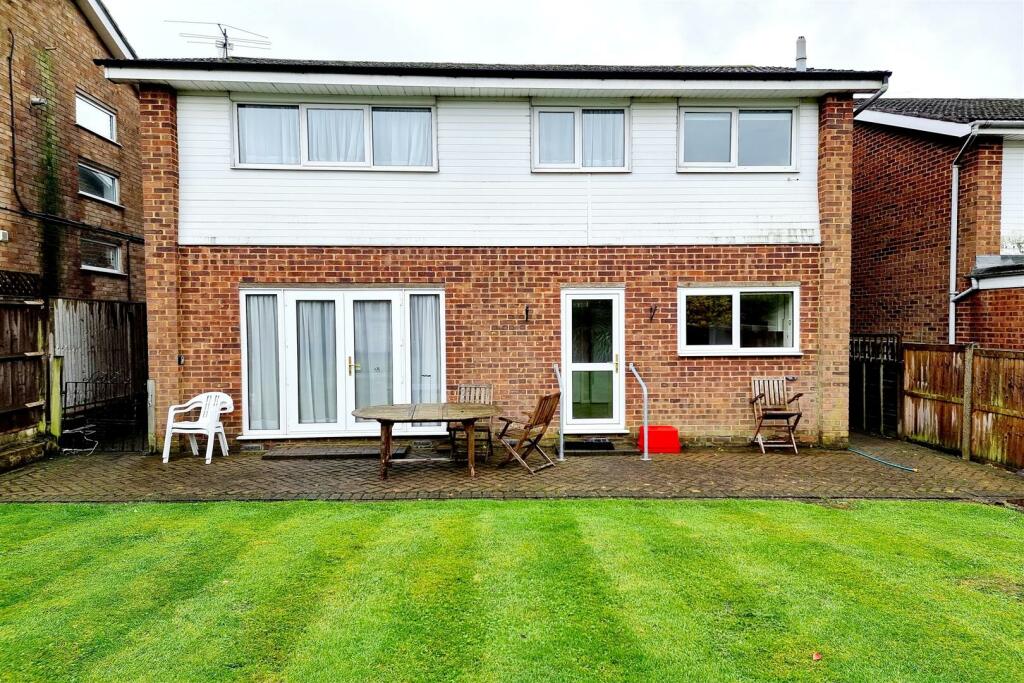 REAR ELEVATION OF PROPERTY: