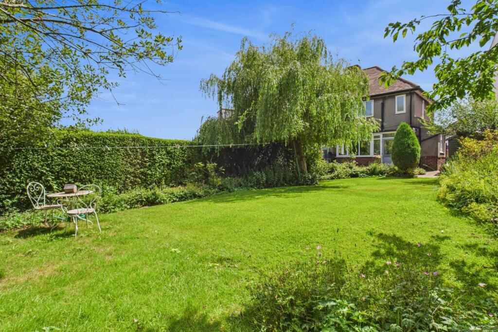 Visible Half Of Rear Garden