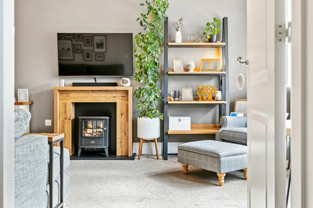 Cozy up in the living room