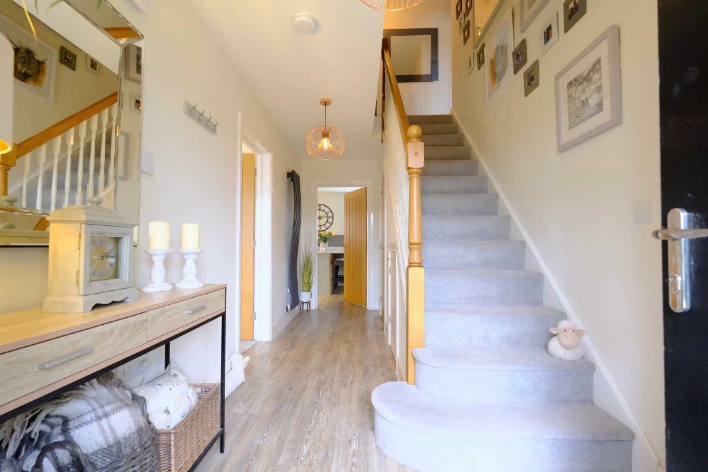 Welcoming bright hallway