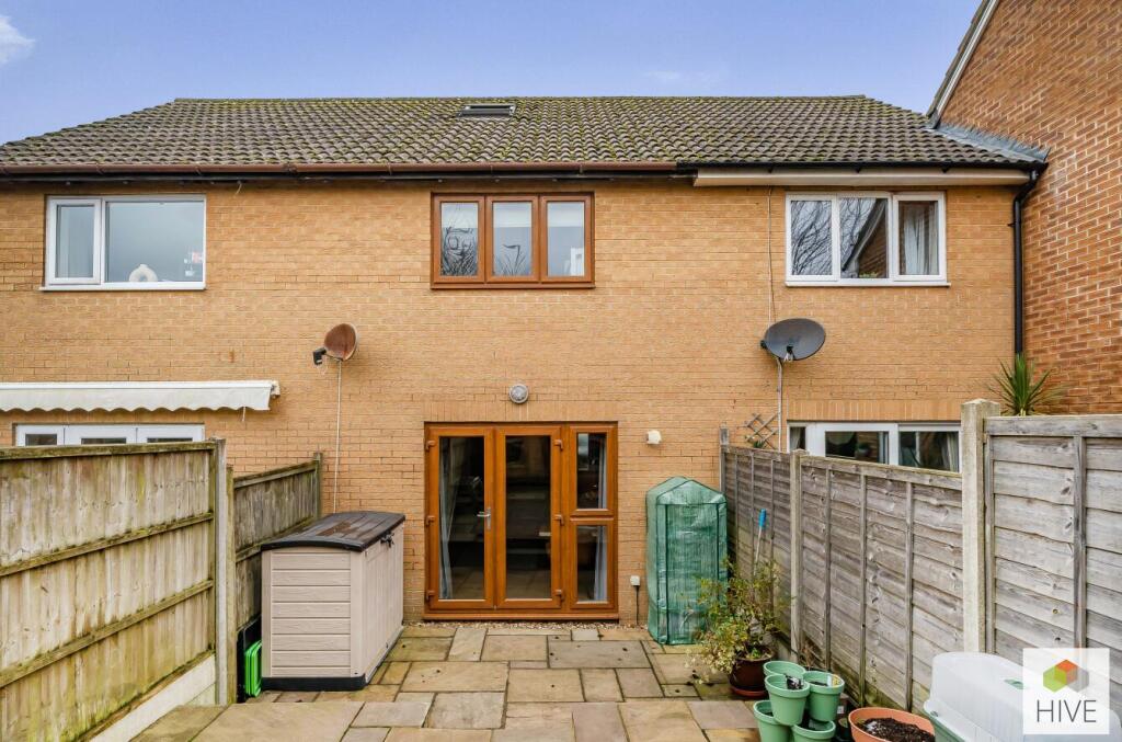 French doors opening onto garden