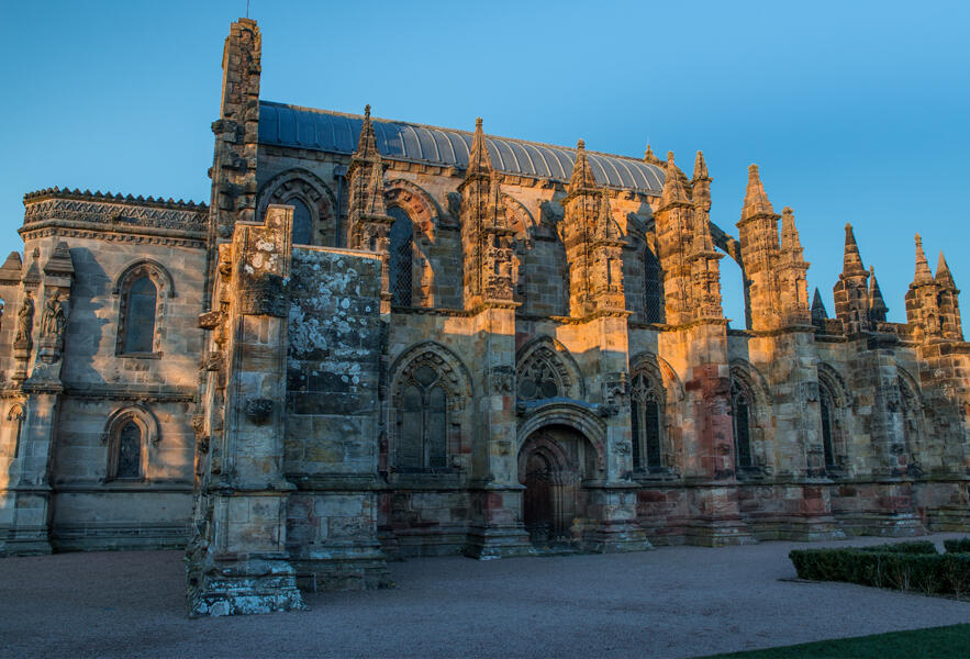 Local area image of the Roslin Chapel