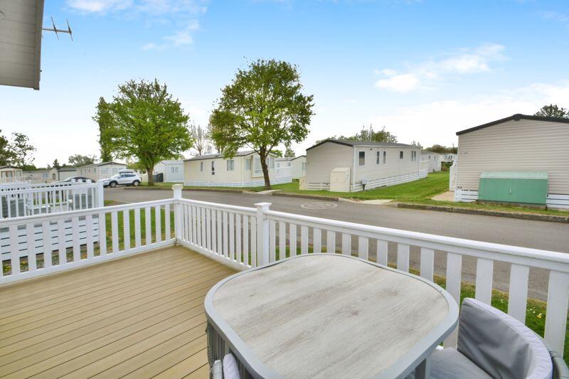Southerly facing decking, close to fi...