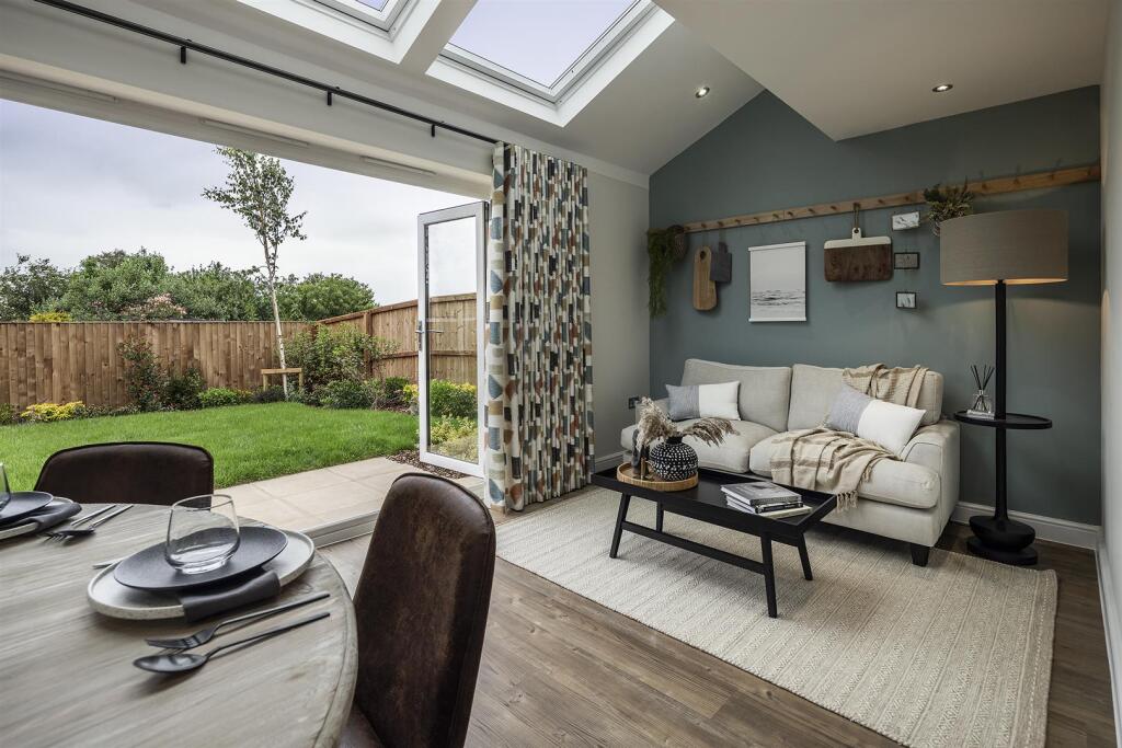Open plan kitchen-diner family room