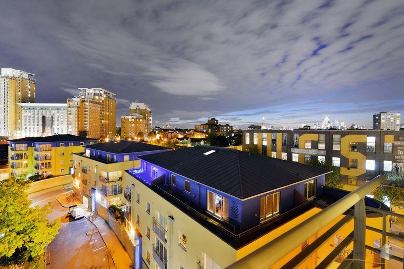 West view at night