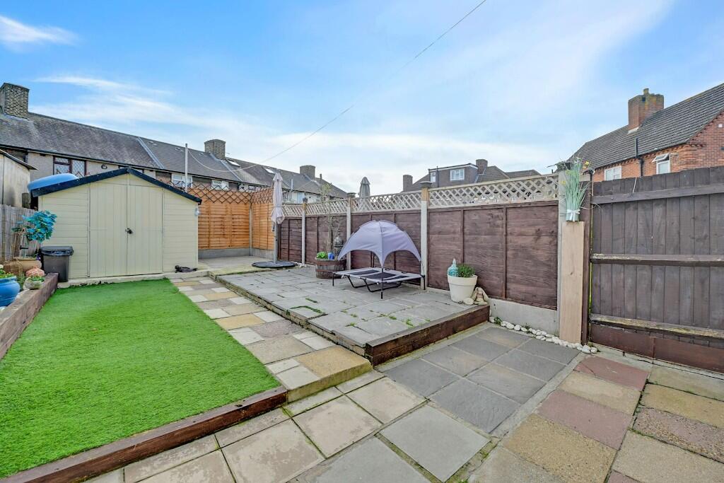 Private rear garden 
