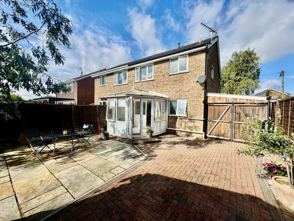 Rear of property