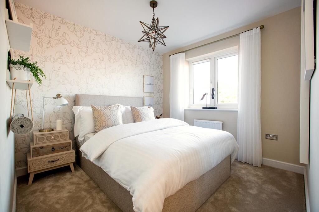 A neutral colour scheme maintains a sense of calm throughout