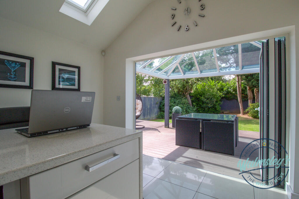 Bi folds from kitchen
