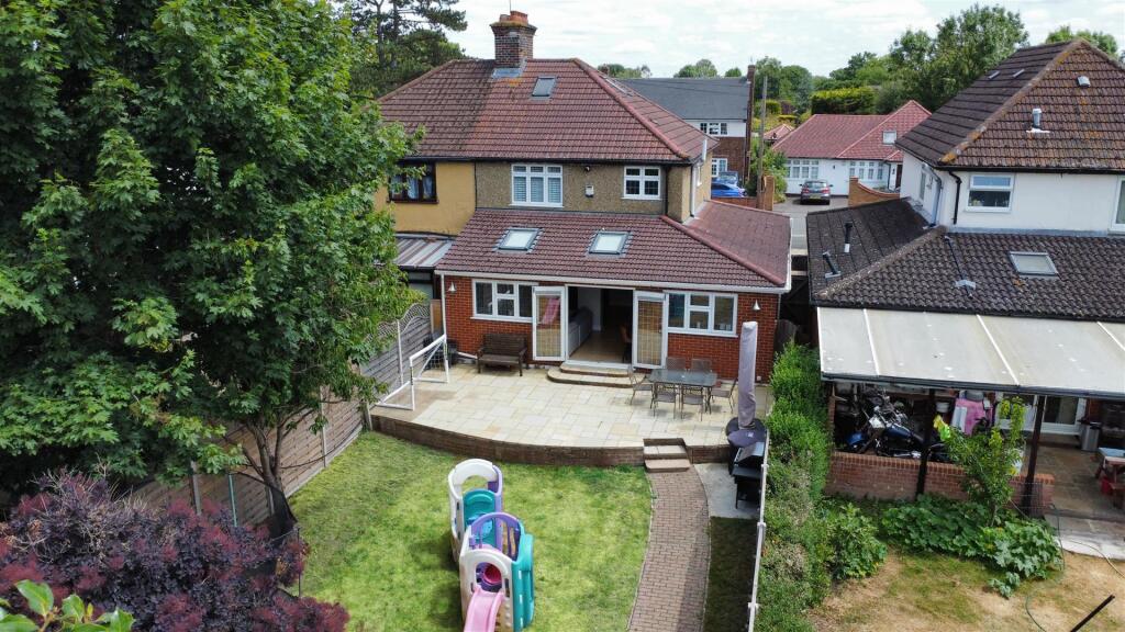 Drone rear view
