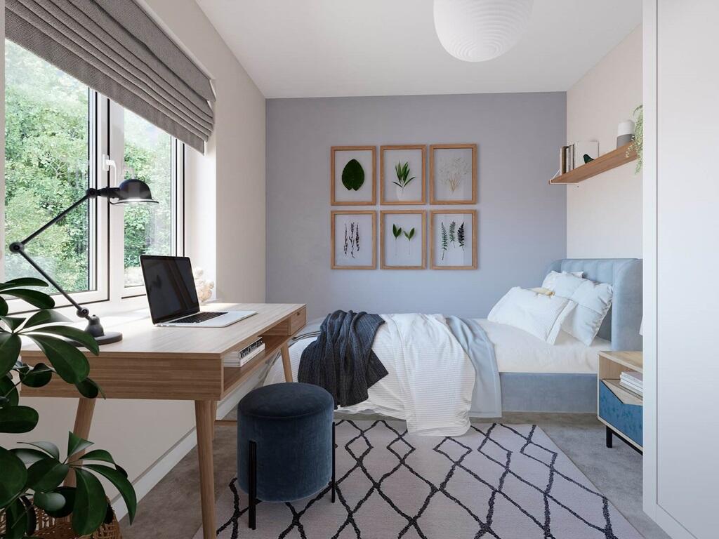 With plenty of space, bedroom 4 would make a perfect guest room - typical Taylor Wimpey home