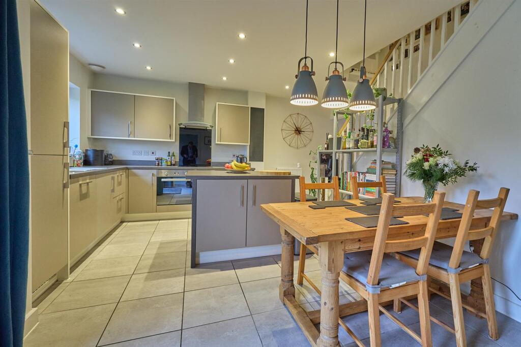 Open Plan Fitted Dining Kitchen to Rear