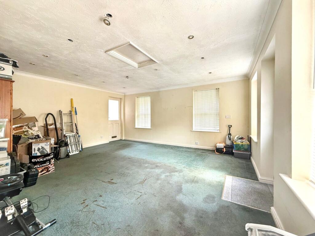 Part Converted Double Garage