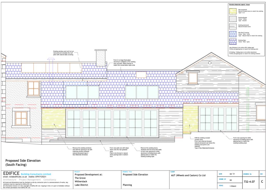 Proposed plans to transform the main house