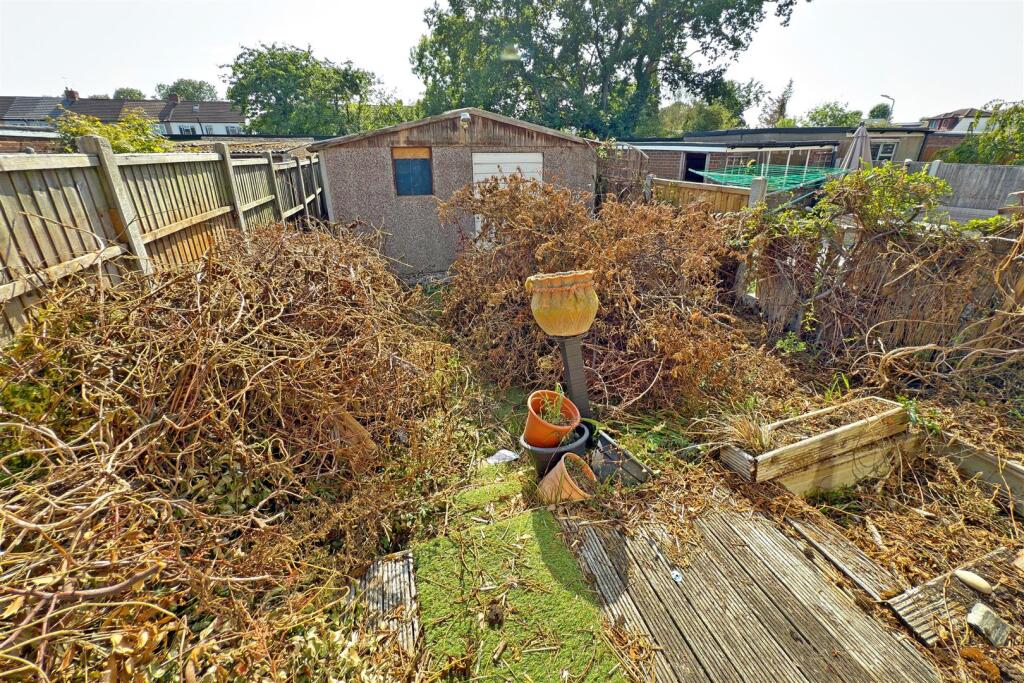 Rear Garden - South-Westerly Facing