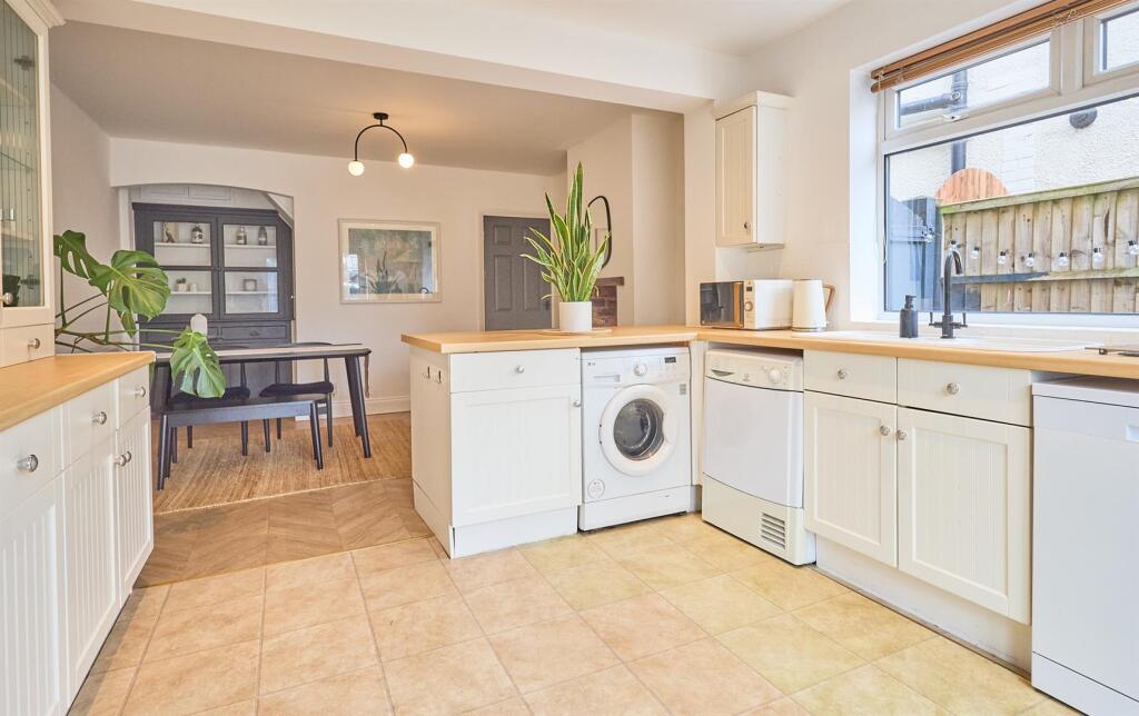 Extended open plan living dining kitchen