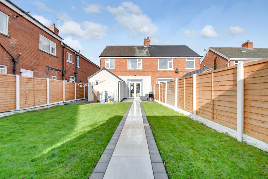 Rear garden