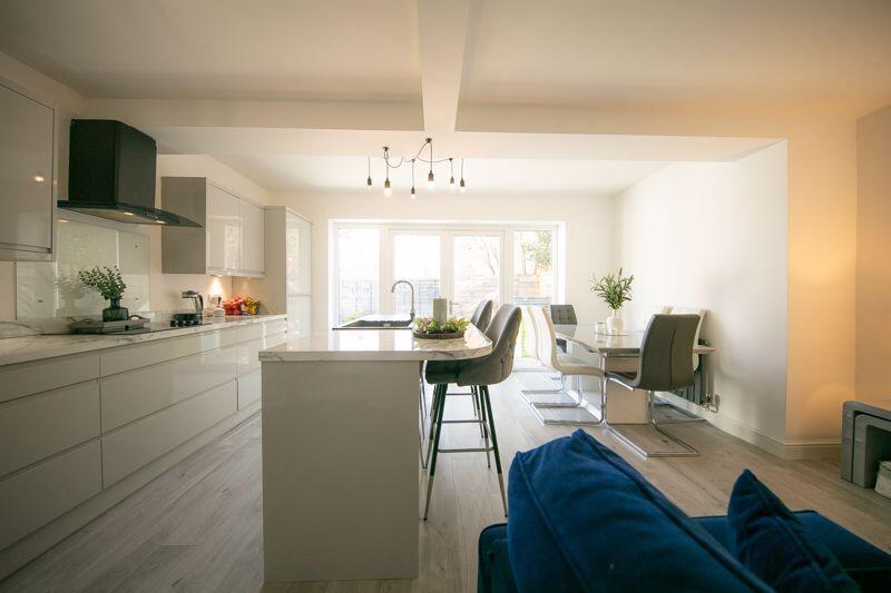 Open plan family room