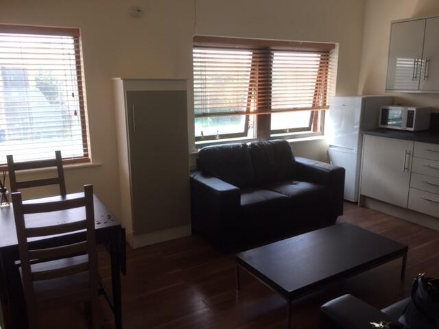 Bright and spacious living area featuring a com...