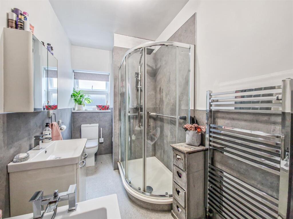 shower area.