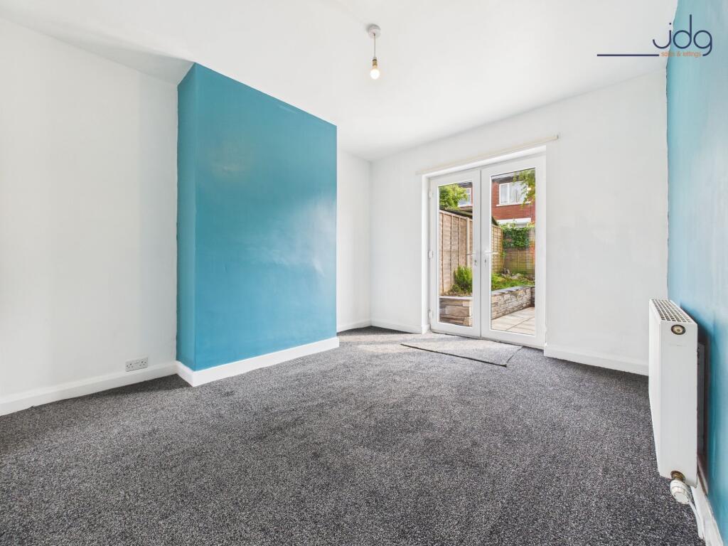 Open plan Living Dining with french doors