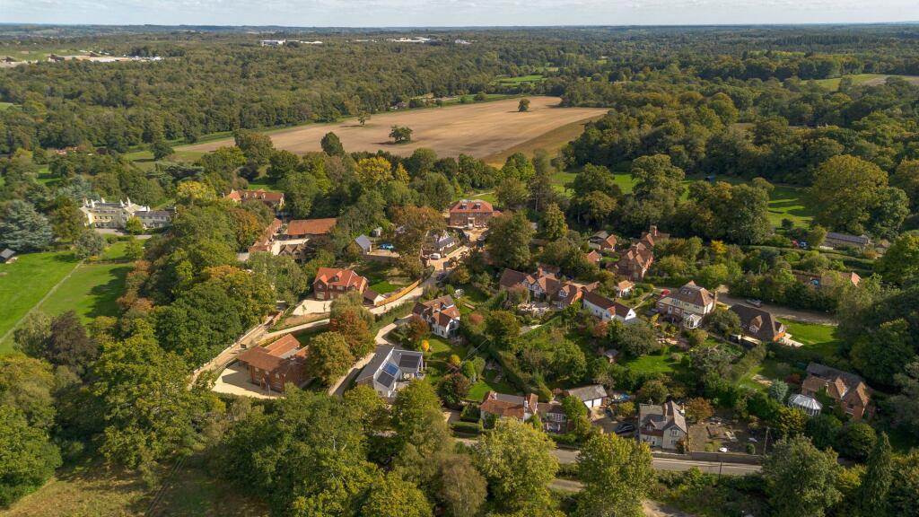 Oak Tree Drive from above