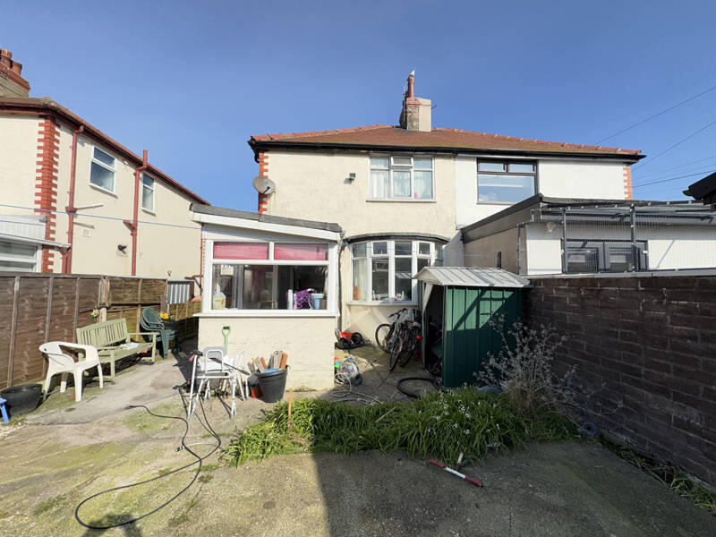 Rear of Property