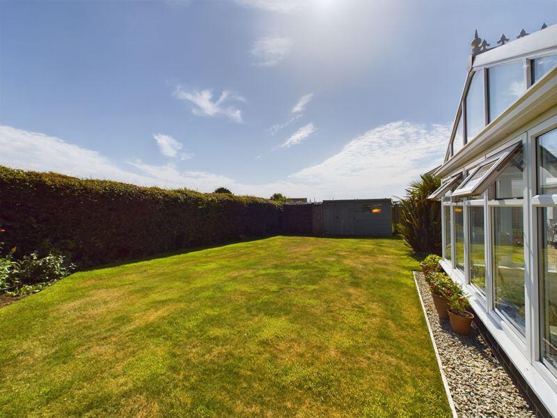 Rear lawn