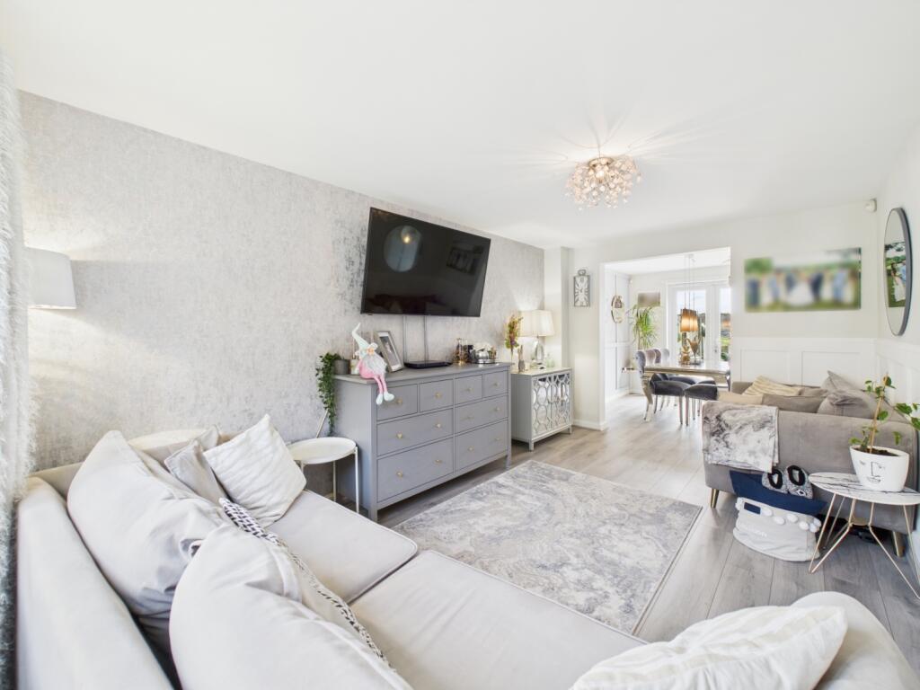 Open Plan Living Room to Dining Room