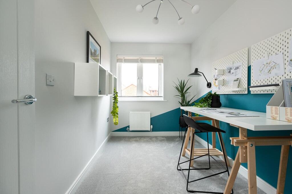 The versatile third bedroom could be the ideal home office