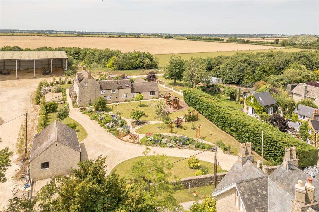 Surrounded by open land