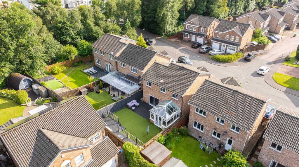 Rear Garden Aerial Shot