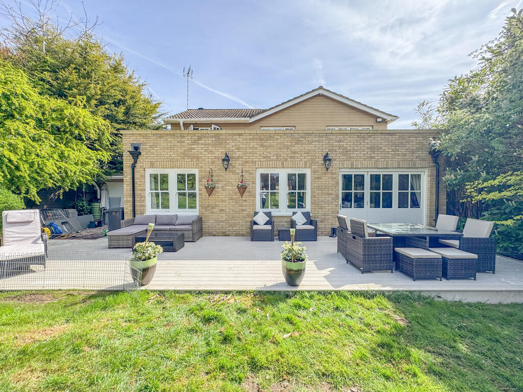 rear of house