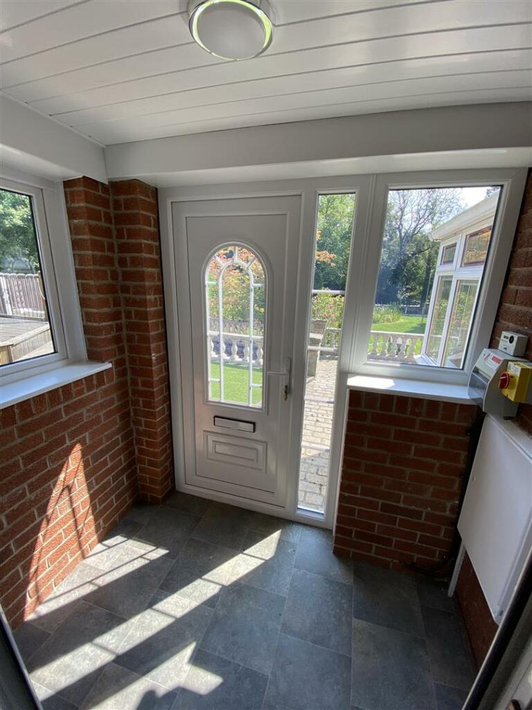 Entrance porch: