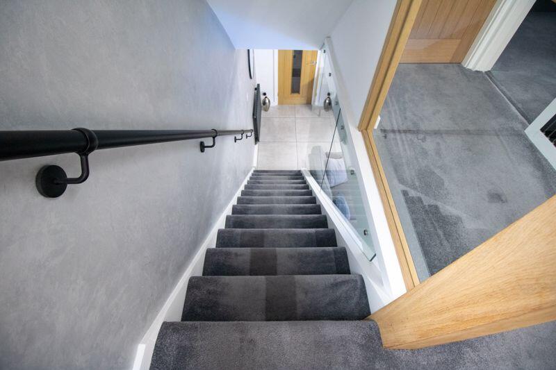 Stairwell to the upper floor