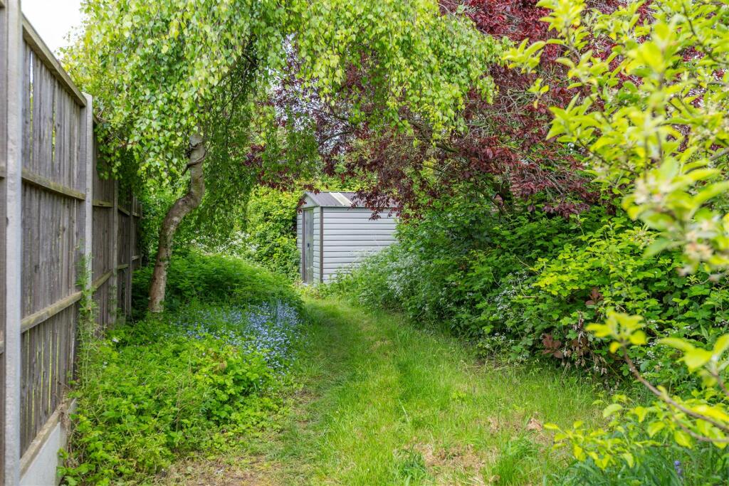 West facing garden