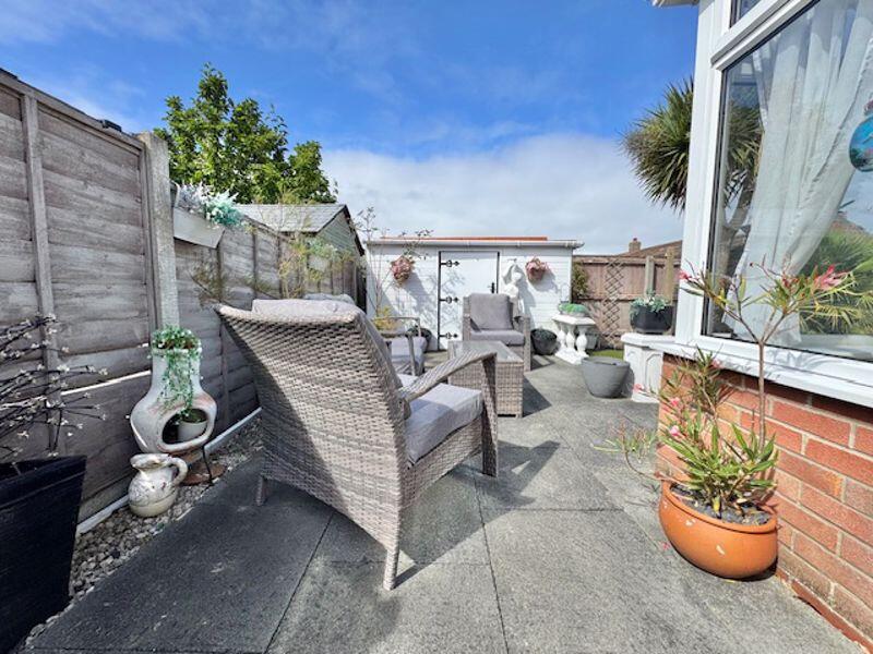 Outdoor lounging area
